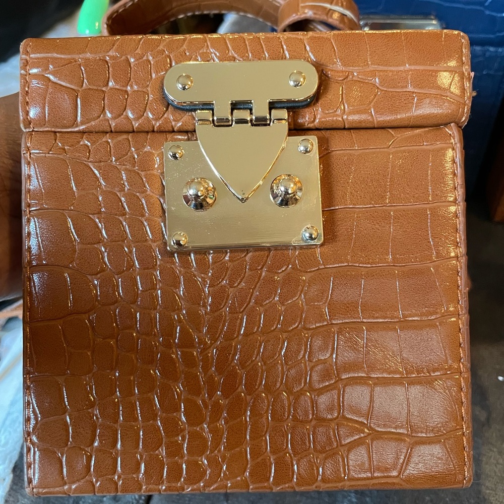 Textured Box Purse